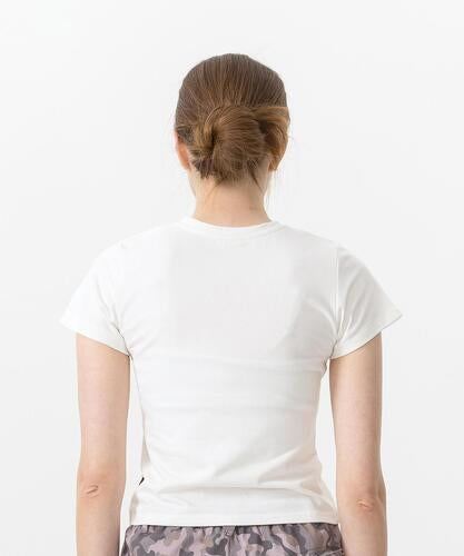 ESCF Essential Slim Fit Short Sleeve T-shirt Ivory