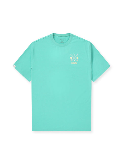 Golf Symbol Graphic T-Shirt (L/GREEN)