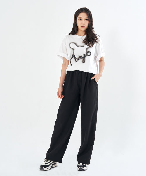 Hand Painted T-Shirt _ Ivory