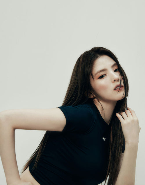 지모션 크롭 반팔티 394960 [2color]
