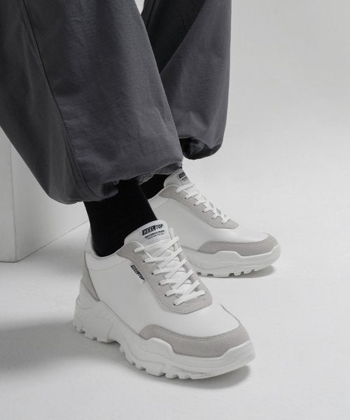 HT4600-WH 8cm Height Increase Ugly Shoes Geo White [240~280MM]