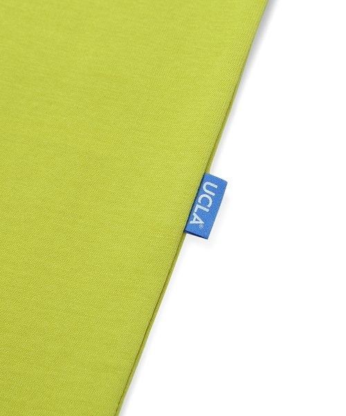 Logo Print Short Sleeve T-shirt [Lime] (UZ4ST01_A3)
