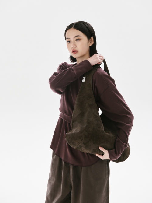 Half moon bag_BROWN
